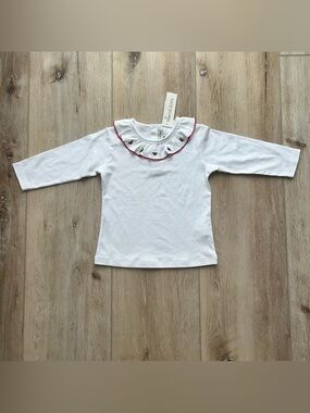 NWT Marco & Lizzy Little Threads Embroidered Blouse